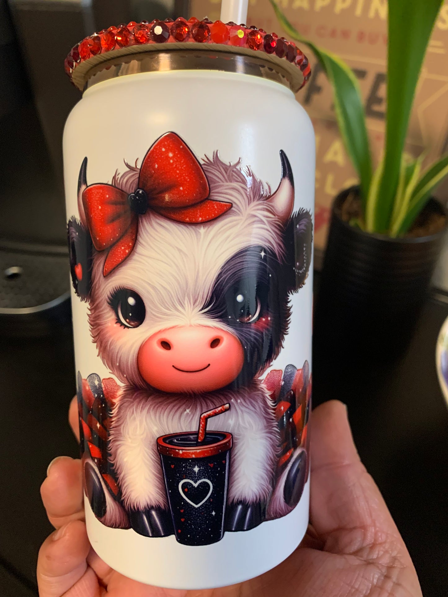 16oz Stainless Steel
Can with Colored PP Lids